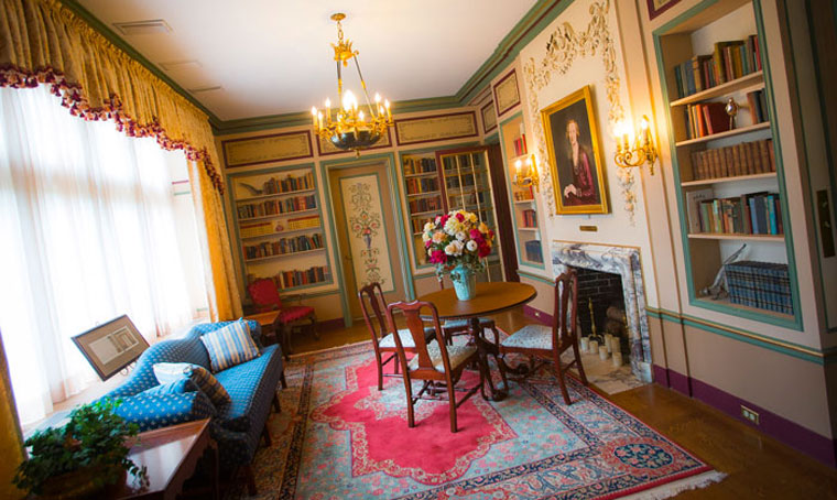 A room inside Hobart Manor, the 19th century building the 8th WPU president will occupy.