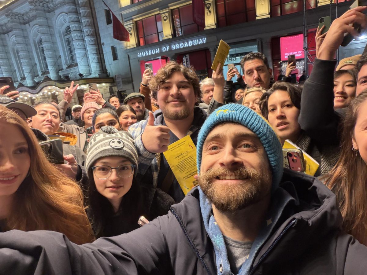 Daniel Radcliffe Posing With Fans