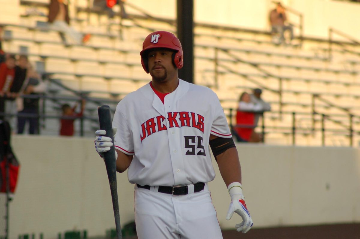 New Jersey Jackals Third Baseman Felix Stevens 